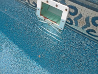 Pool Liner Gathered Below Skimmer Swimming Pool Inspection Services